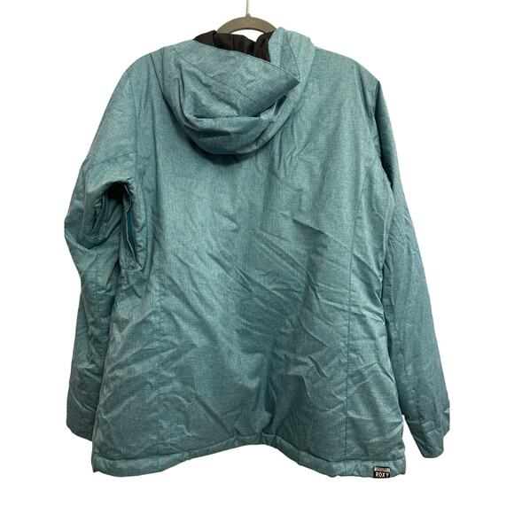 Roxy Women Teal Snow Jacket - Picture 10 of 12